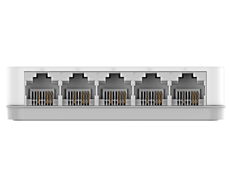 D-Link DES-1005С Неуправляемый коммутатор с 5 портами 10/100Base-TX и функцией энергосбережения