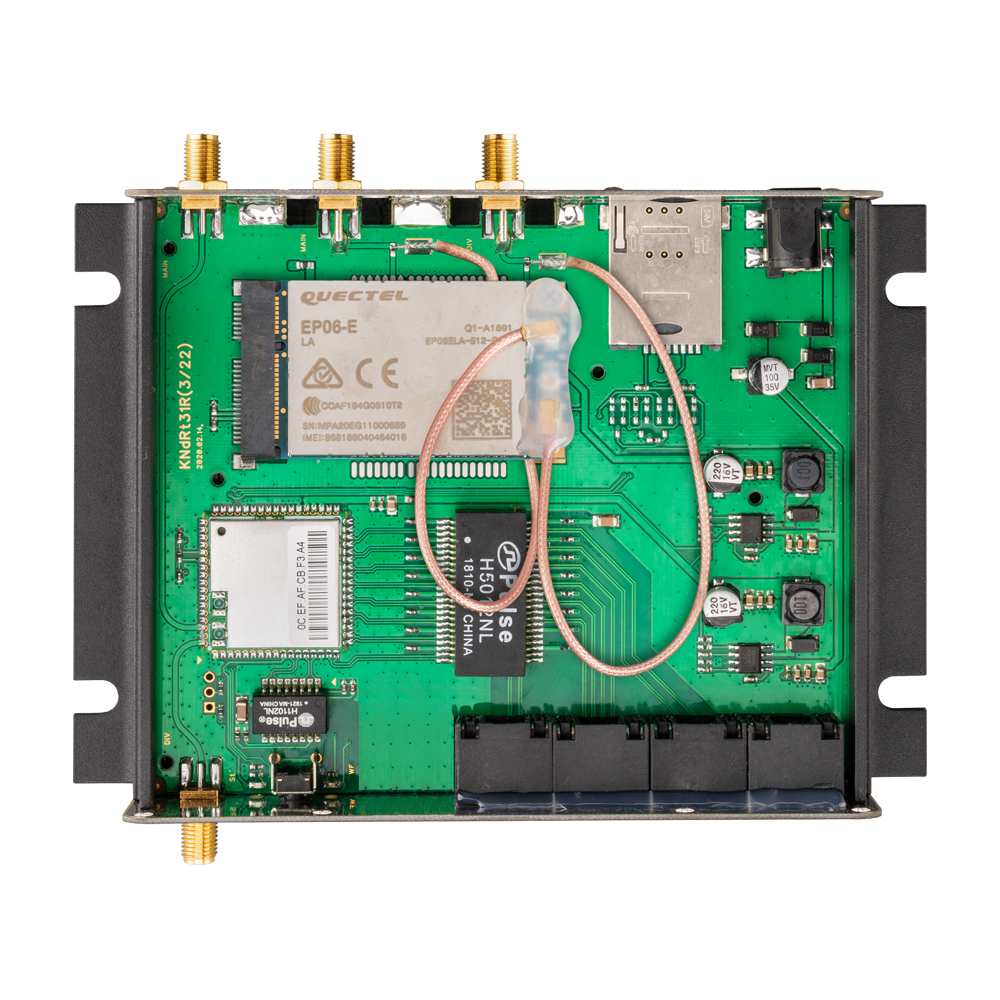 Роутер Kroks Rt-Cse DS eQ-EP со встроенным LTE-A (cat.6) m-PCI модемом Quectel EP06-E