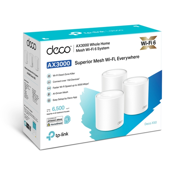Deco X50 Mesh-система AX3000 (3 шт.)