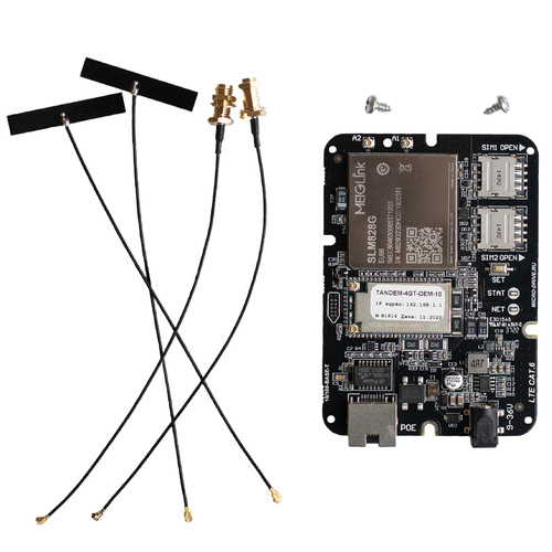 3G/4G роутер Microdrive Tandem-4GT-OEM-11 (Часть) встраиваемый с поддержкой PoE и 2 SIM Cat.6