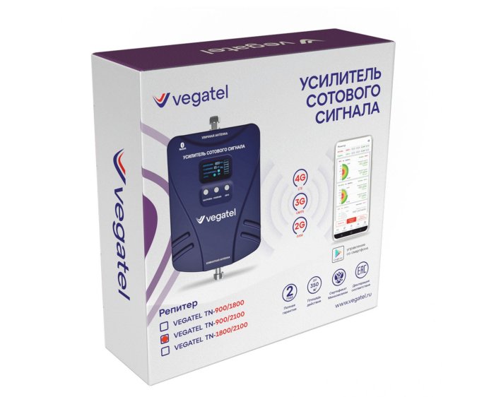 Репитер VEGATEL TN-900/2100